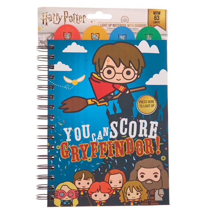 Carnet qui s&rsquo;allume avec intercalaires Harry Potter&trade;,