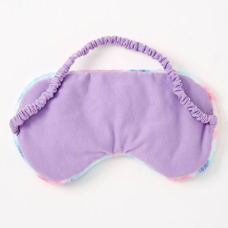 Pastel Tie Dye Plush Sleeping Mask,