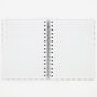 Sky Brown&trade; Checkered Notebook - Silver,