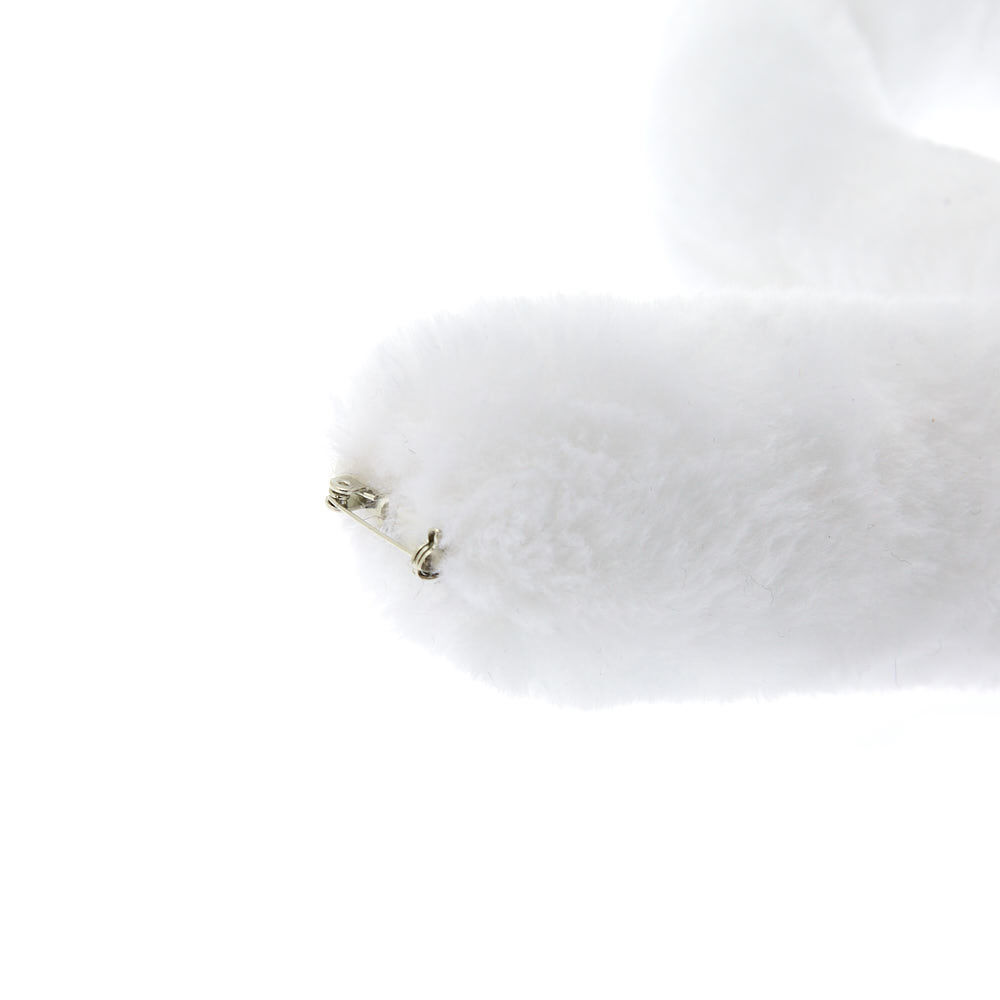 Furry Cat Costume Set - White, 3 Pack,
