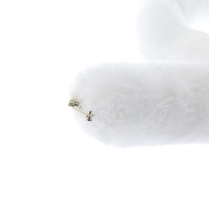 Furry Cat Costume Set - White, 3 Pack,