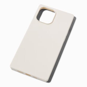 Coque de protection pour portable couleur ivoire brillante - Compatible avec iPhone&reg;&nbsp;13 Pro Max,