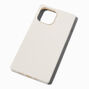 Coque de protection pour portable couleur ivoire brillante - Compatible avec iPhone&reg;&nbsp;13 Pro Max,