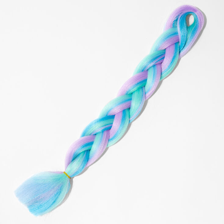 Mermaid Faux Hair Clip In Braid,