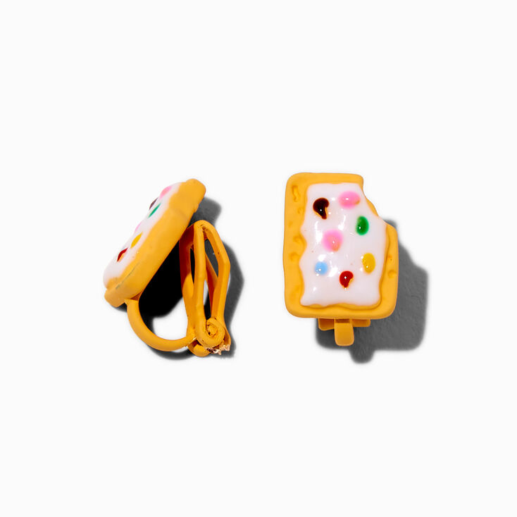 Puff Pastry Clip-On Stud Earrings,