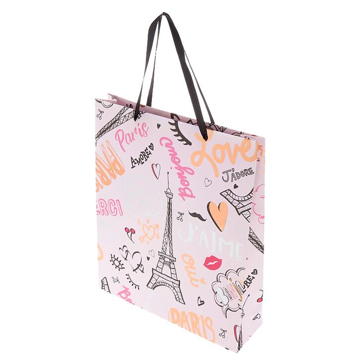 Extra Large Paris Gift Bag - Pink,