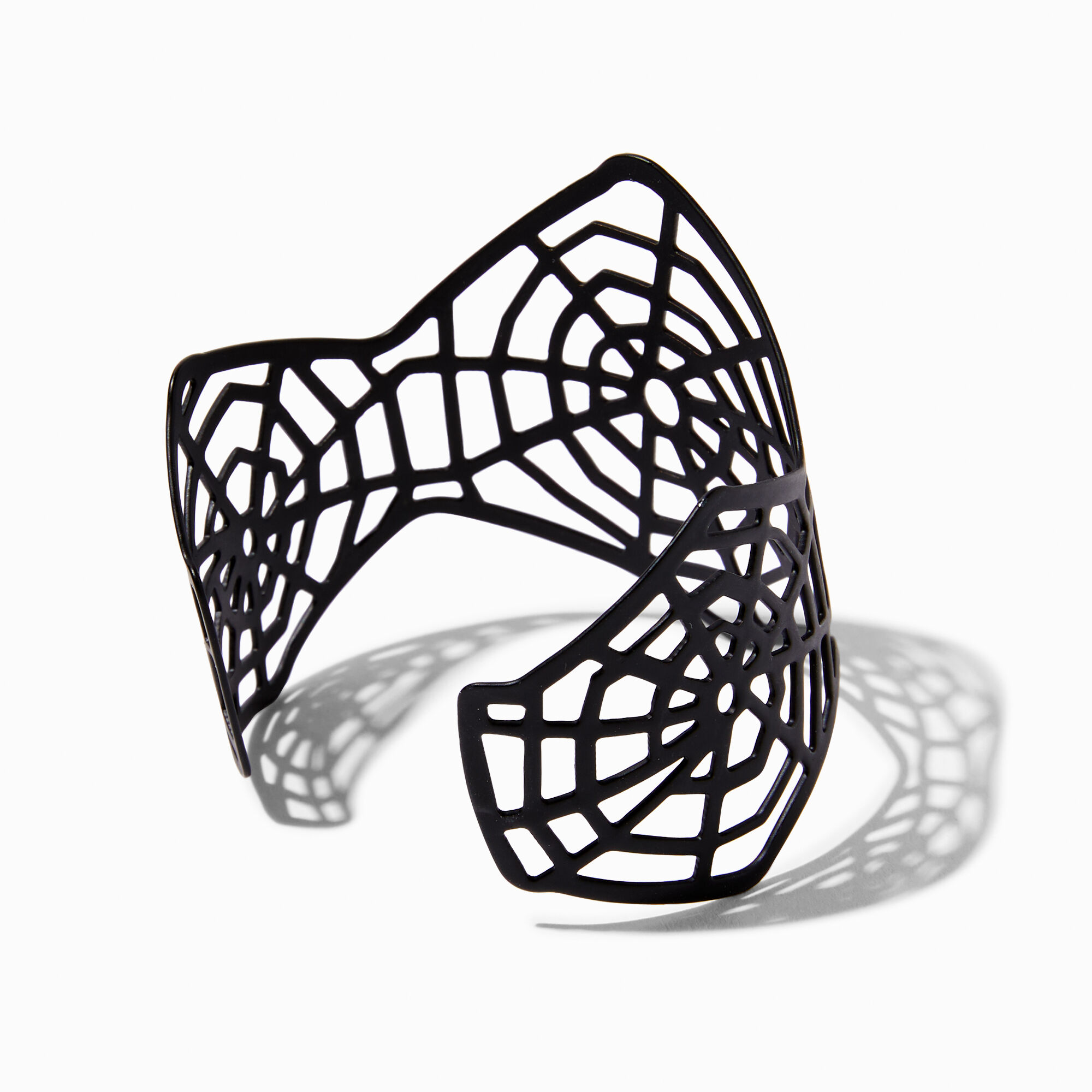 Black Spiderweb Cuff Bracelet,