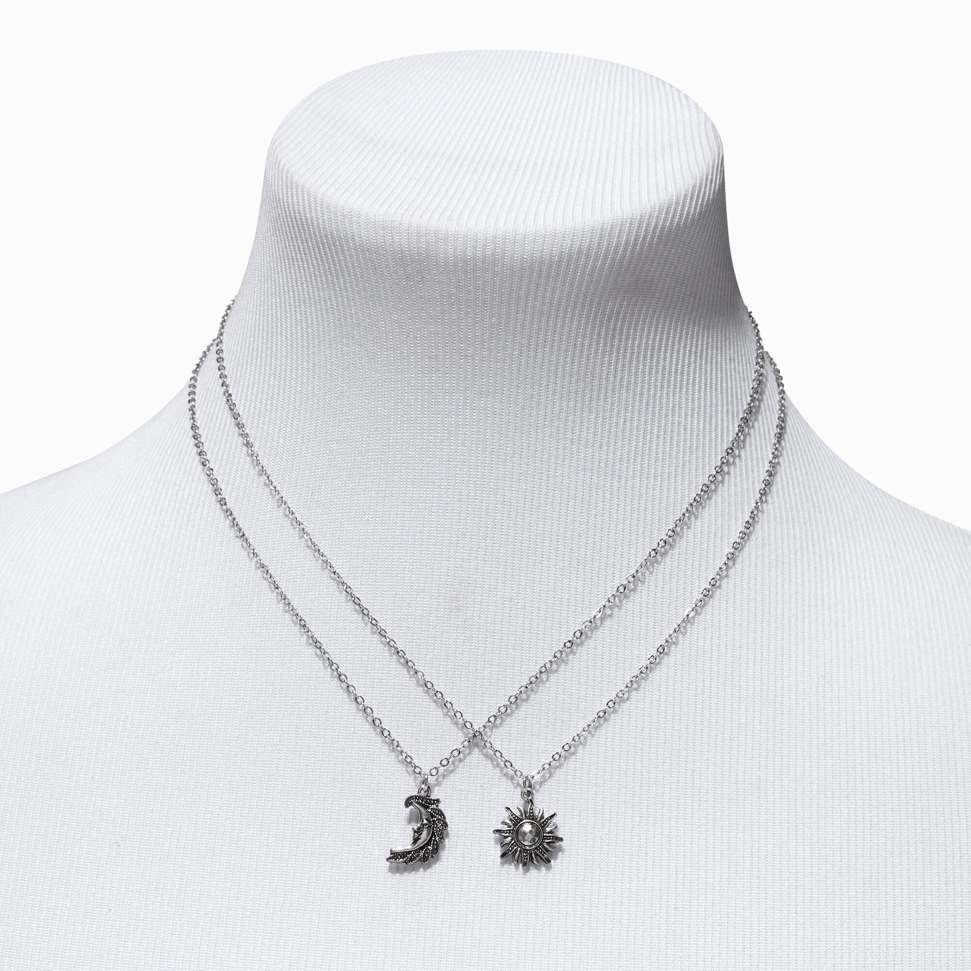 Sun and moon hotsell friendship necklace claire's
