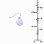 Silver 1&quot; Macaron Drop Earrings - 3 Pack,