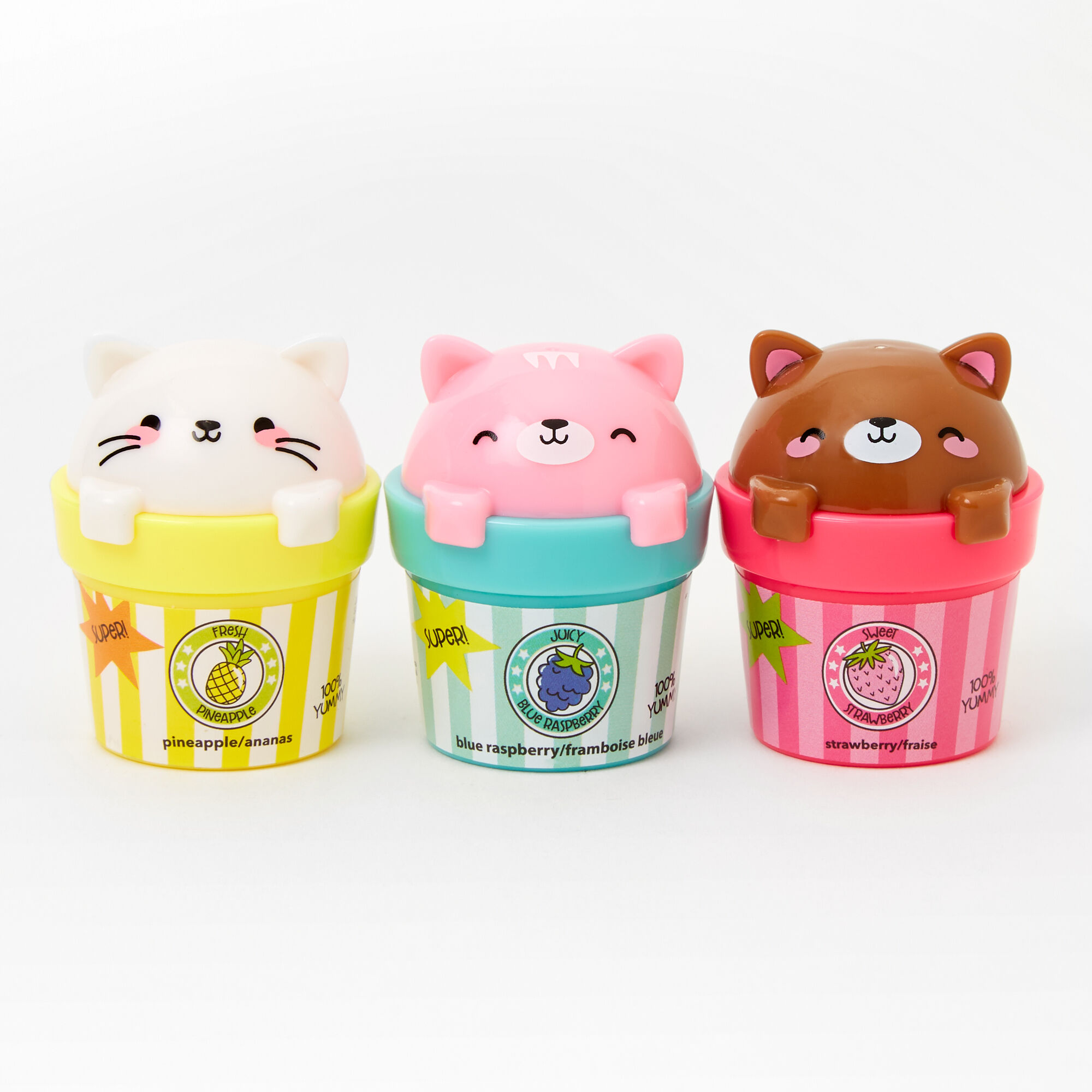 Critter Glitter Lip Gloss Set - 3 Pack,