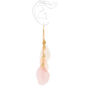 Gold 6.5&quot; Ombre Feather Linear Drop Earrings,