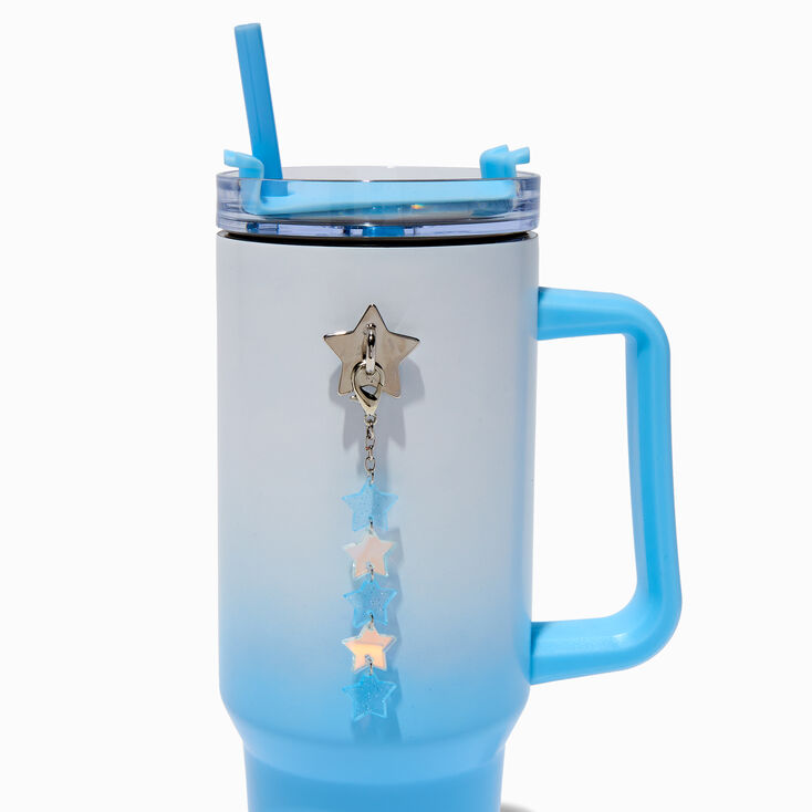 Blue Star Water Bottle Charm ,