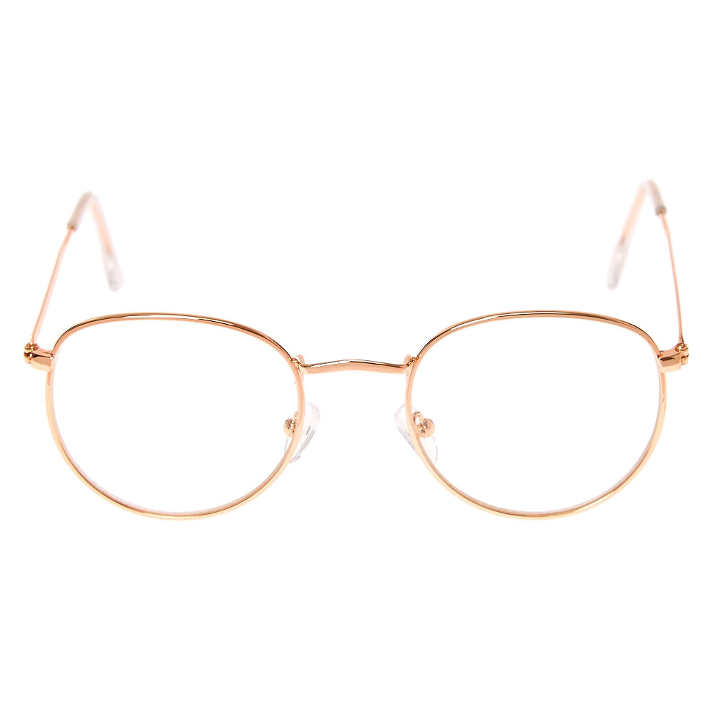 Rose gold prescription glasses shop