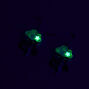 Glow In The Dark Storm Cloud 0.5&quot; Drop Earrings,