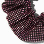 Pink Embellished Sparkle Hair Scrunchie,