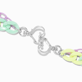 Pastel Heart Chunky Link Jean Chain,