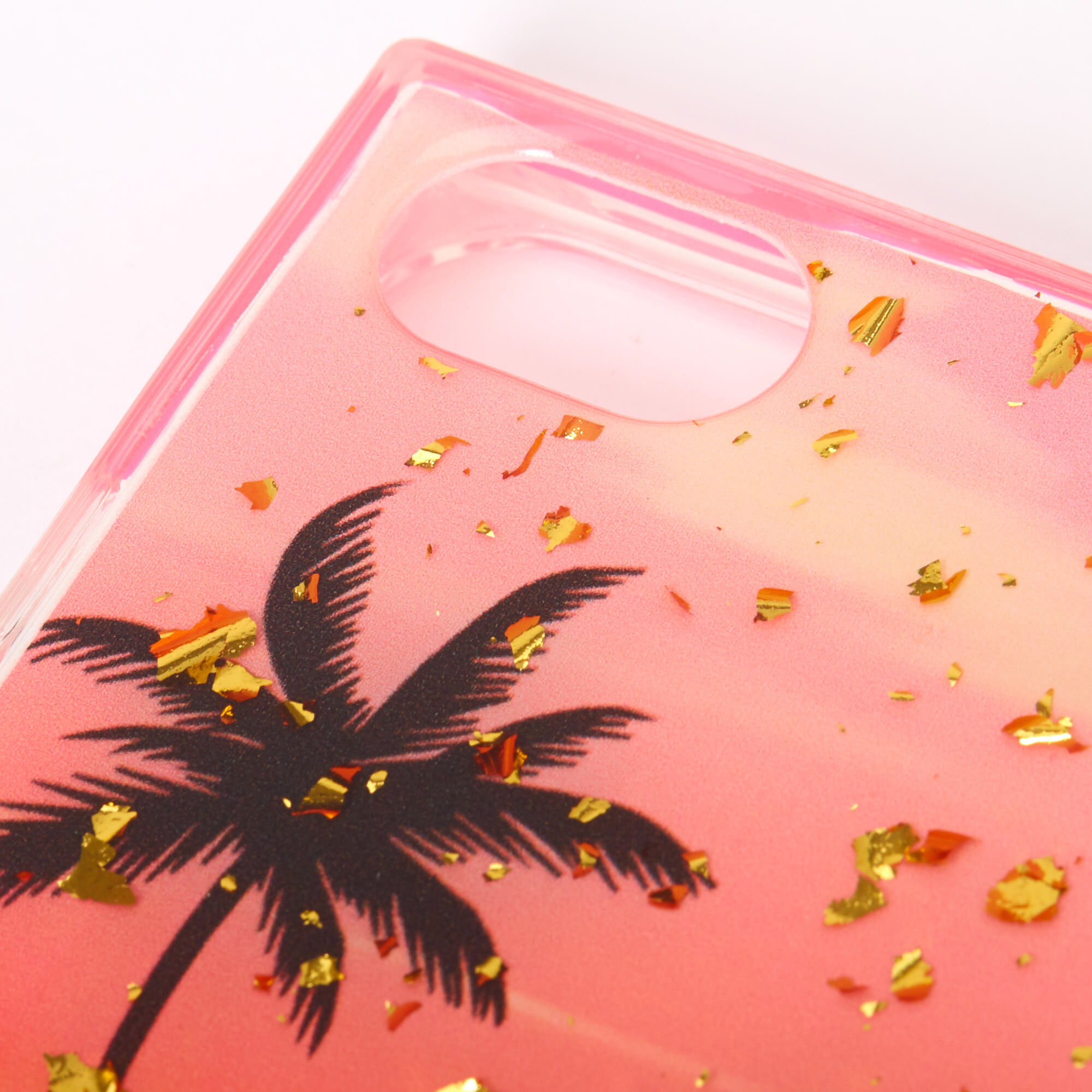 Palm Tree Sunset Square Phone Case - Fits iPhone 6/7/8/SE,