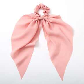 Petit chouchou foulard - Rose tendre,
