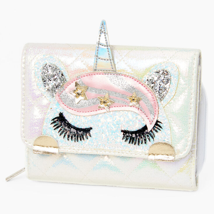 Unicorn Holographic Wallet - White,