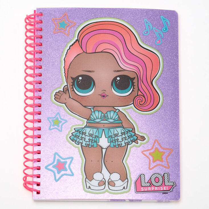Claire's Carnet à spirales Pearl L.O.L Surprise!™ – Violet