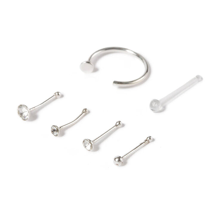 Sterling Silver 22G Nose Ring,