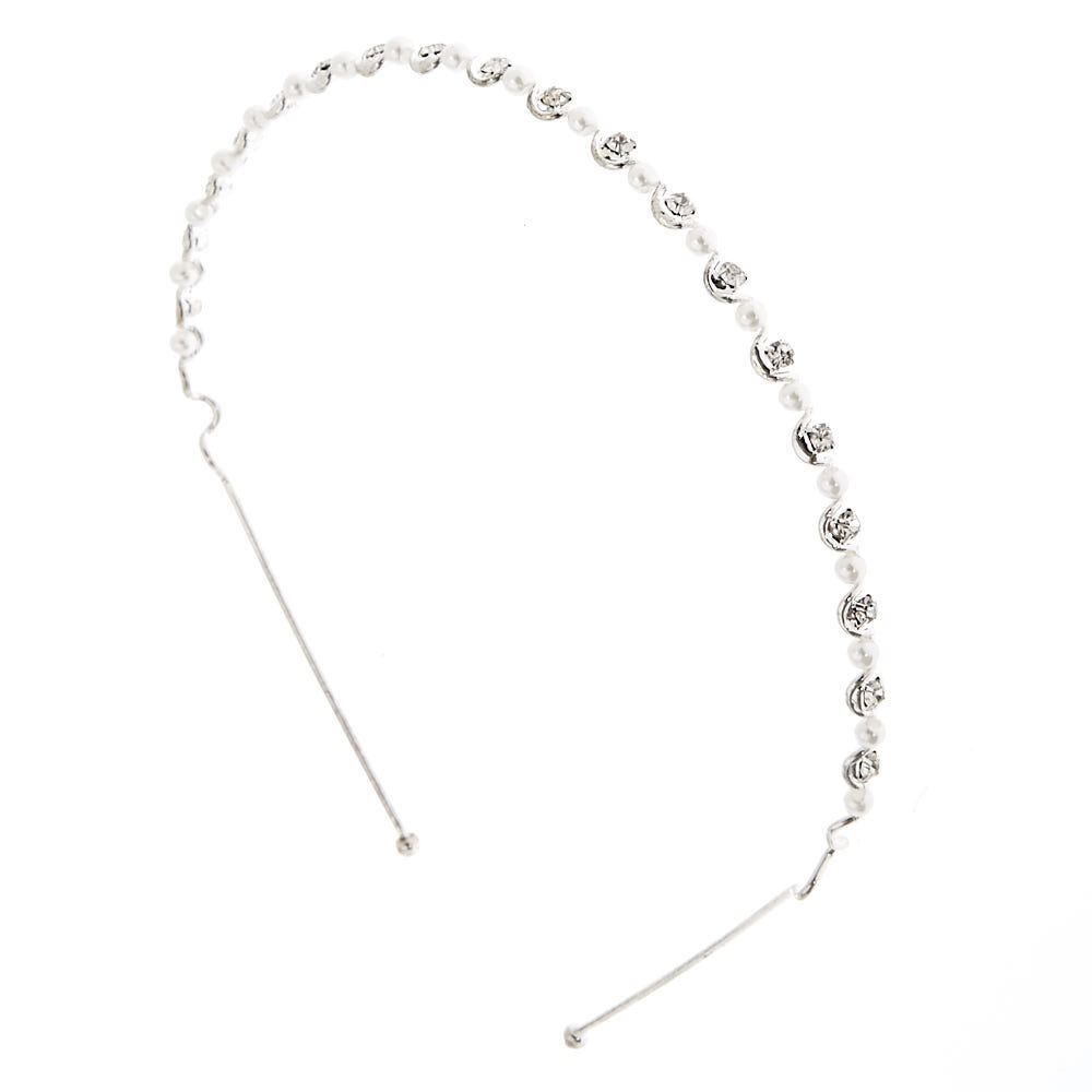 silver headband