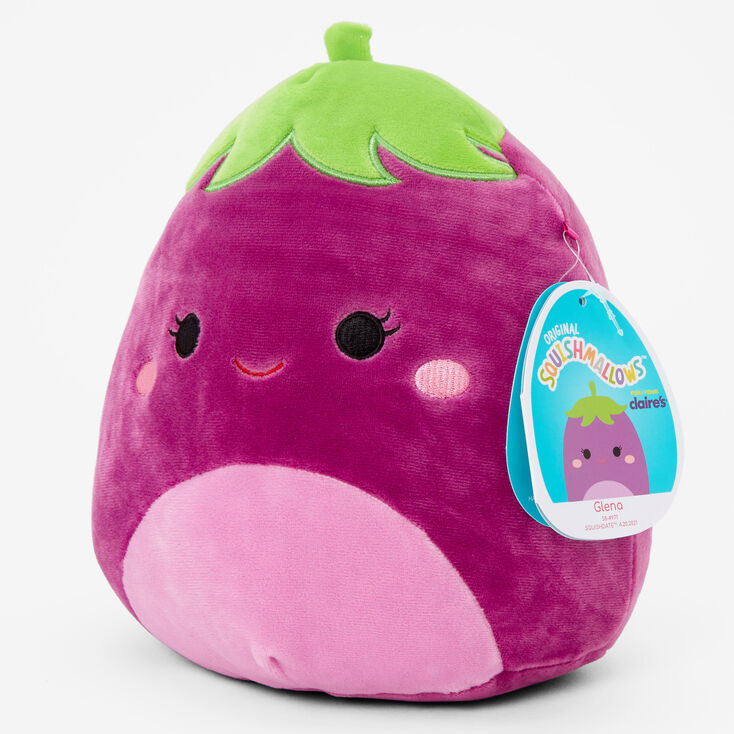 Squishmallows&trade; Claire&#39;s Exclusive 8&quot; Eggplant Soft Toy,