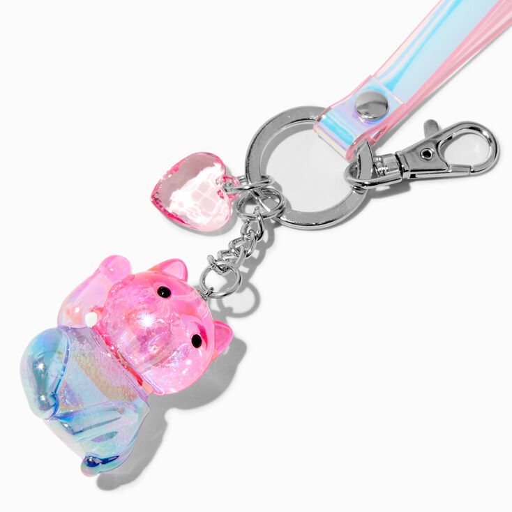 Holographic Cat Keyring,