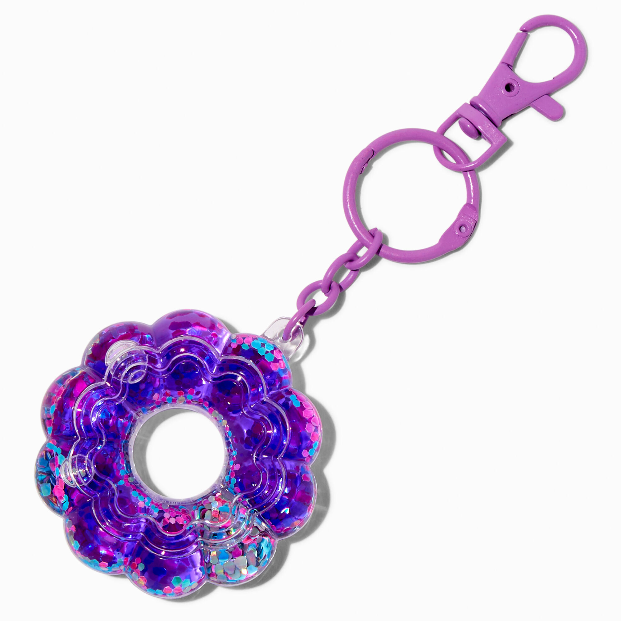 View Claires Mochi Donut WaterFilled Keyring information