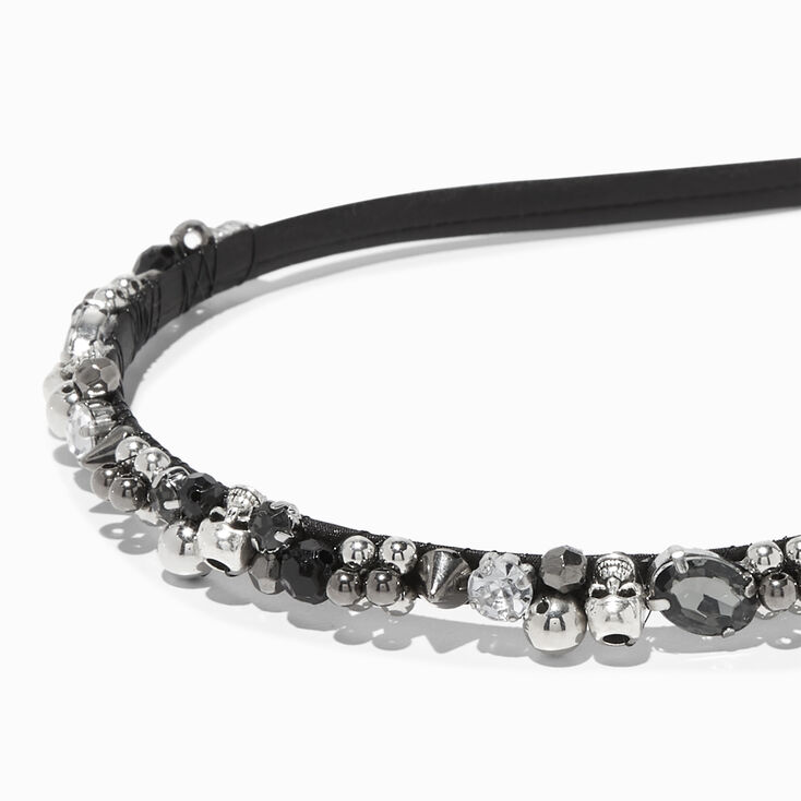 Halloween Skulls &amp; Gemstones Headband,