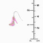 Pink High Heels 0.5&quot; Drop Earrings,