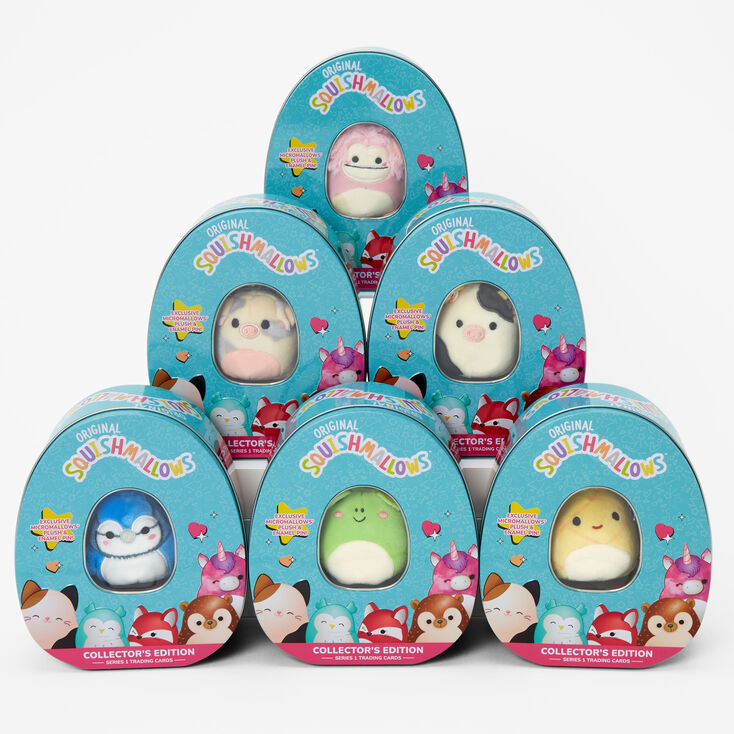 Squishmallows&trade; Series 1 Trading Card Tin Blind Bag - Styles Vary,