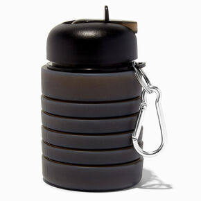 Collapsible Black Water Bottle,