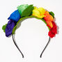 Rainbow Flower Headband,