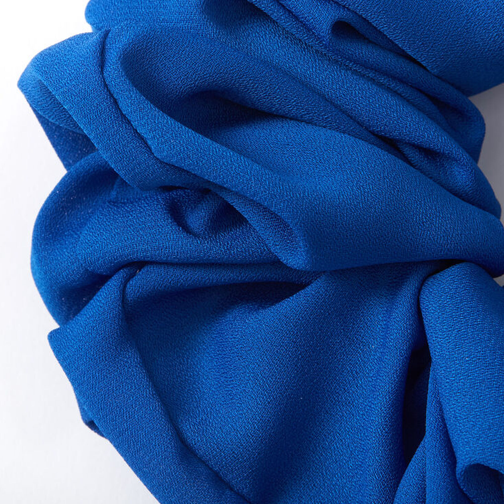 Giant Hair Scrunchie - Neon Blue,