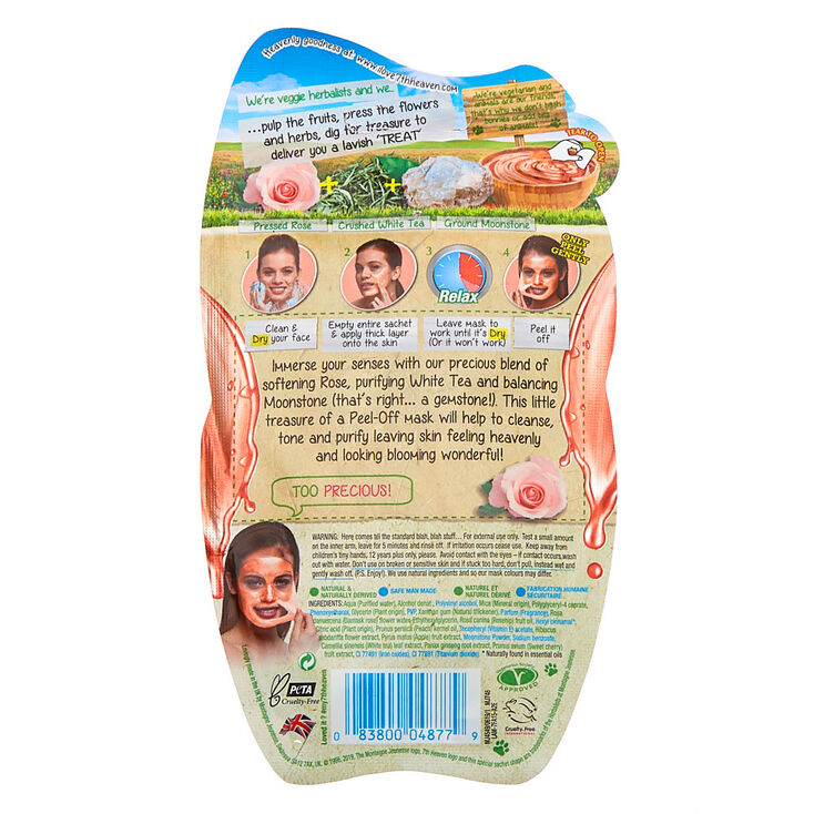 7th Heaven Peel Off Face Mask Rose Gold Claire S