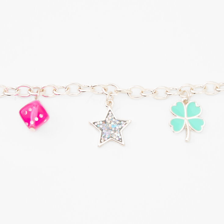 Lucky Charm Bracelet - Silver,