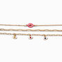 Claire&#39;s Club Evil Eye Charm Bracelets - 3 Pack,