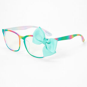 JoJo Siwa&trade; Retro Tie Dye Bow Clear Lens Blue Light Frames,