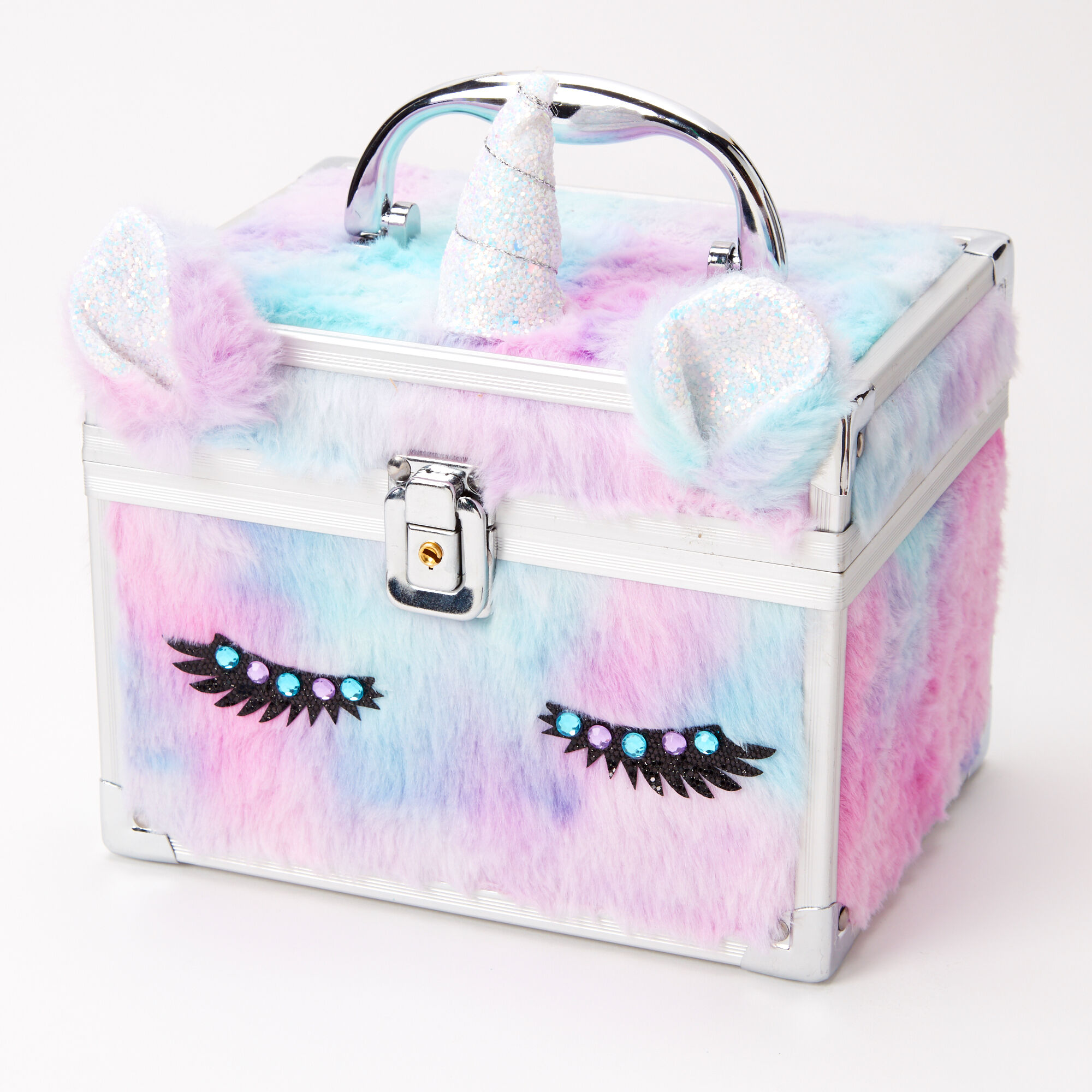 Furry Pastel Unicorn Lock Box,