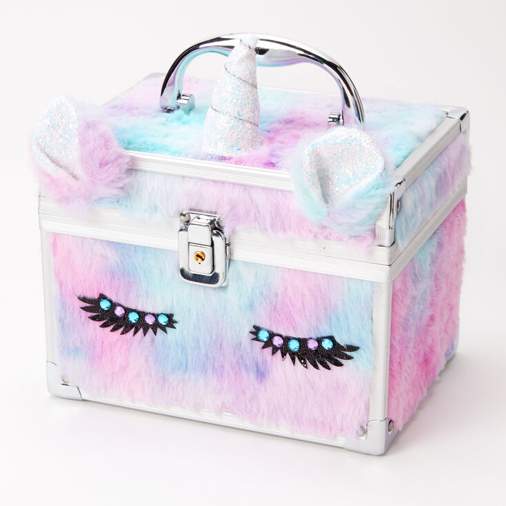 Furry Pastel Unicorn Lock Box,