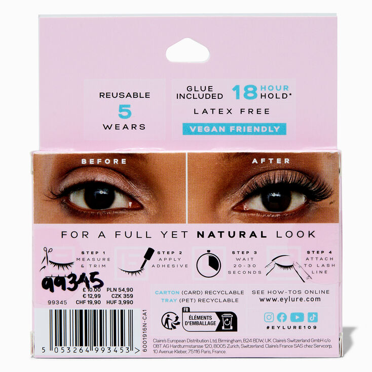 Eylure Claire&#39;s Exclusive Volume False Lashes - No. 109 Light,