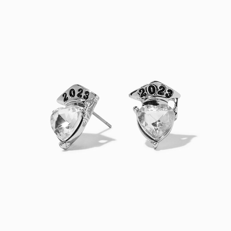 2023 Graduate Stud Earrings in Mortarboard Gift Box,