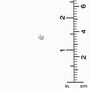 C LUXE by Claire&#39;s 14k Gold 4MM Freshwater Pearl Stud Earrings,