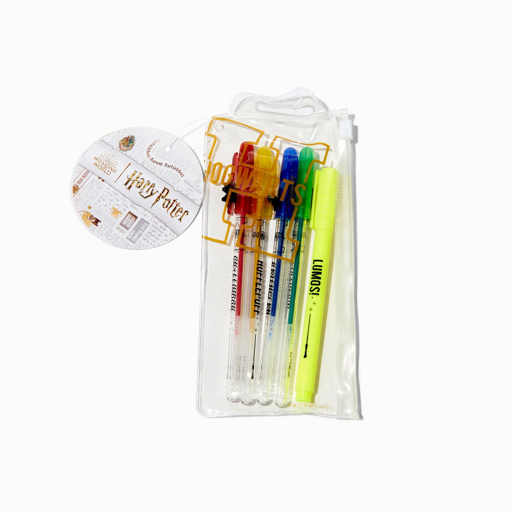View Claires Harry Potter Pen Set 5 Pack Yellow information