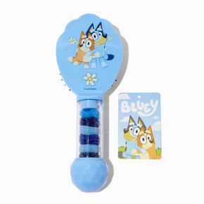 Brosse &agrave; cheveux plate et &eacute;lastiques Bluey,