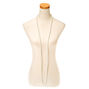 Long Pearl Effect Rope Necklace,
