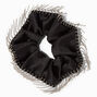 Chain Fringe Black Hair Scrunchie,