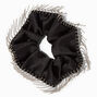 Chain Fringe Black Hair Scrunchie,