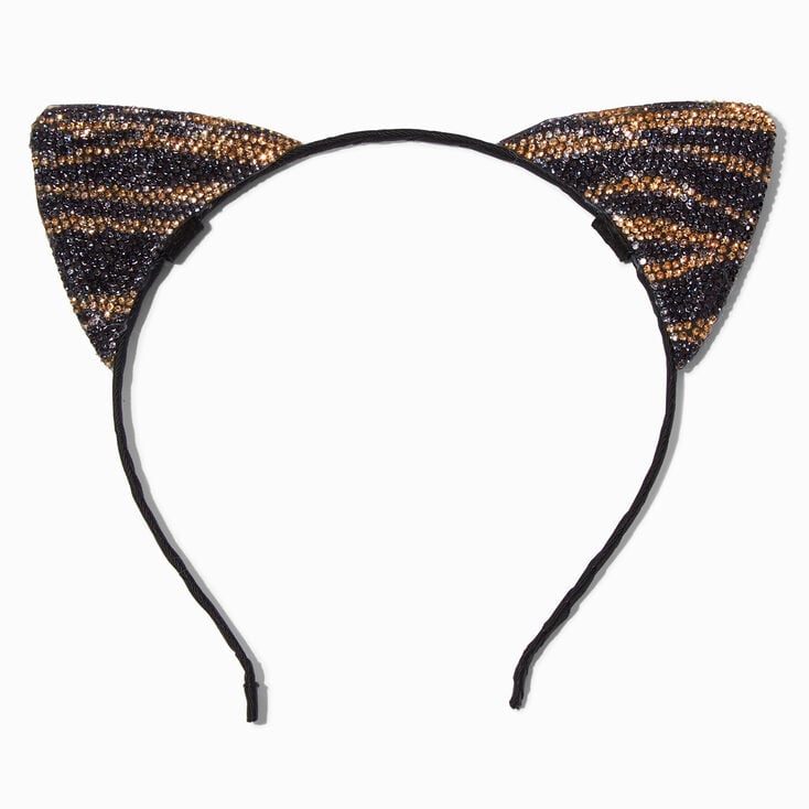 Bling Tiger Cat Ears Headband,